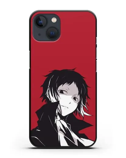 Чехол аниме Великий из бродячих псов Акутагава Рюноскэ силиконовый для iPhone 13