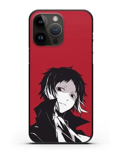 Чехол аниме Великий из бродячих псов Акутагава Рюноскэ силиконовый для iPhone 14 Pro Max