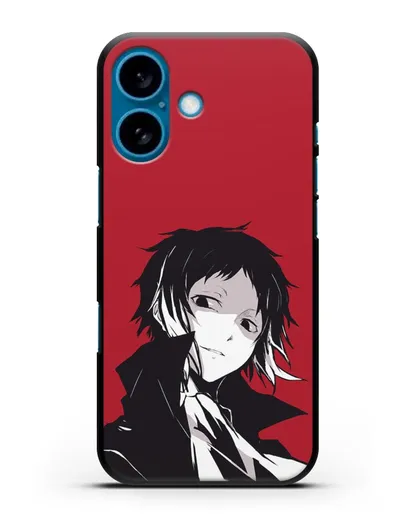 Чехол аниме Великий из бродячих псов Акутагава Рюноскэ силиконовый для iPhone 16