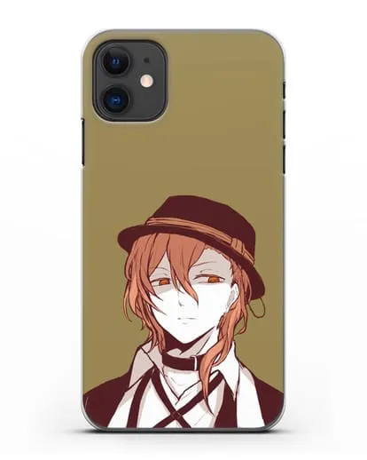 Чехол аниме Великий из бродячих псов Чуя Накахара силиконовый для iPhone 11