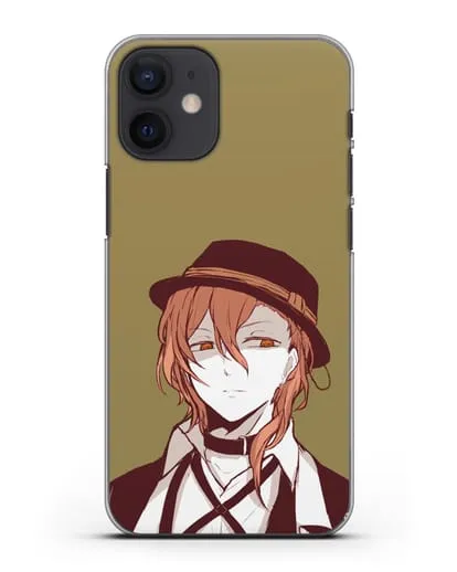 Чехол аниме Великий из бродячих псов Чуя Накахара силиконовый для iPhone 12 mini