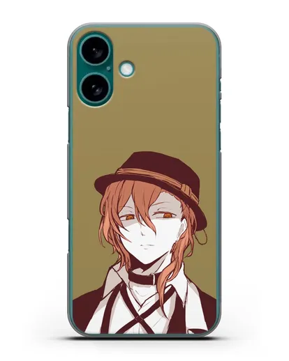 Чехол аниме Великий из бродячих псов Чуя Накахара силиконовый для iPhone 16 Plus