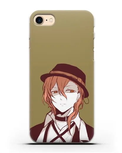 Чехол аниме Великий из бродячих псов Чуя Накахара силиконовый для iPhone 7