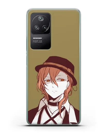 Чехол аниме Великий из бродячих псов Чуя Накахара силиконовый для Xiaomi Poco F4