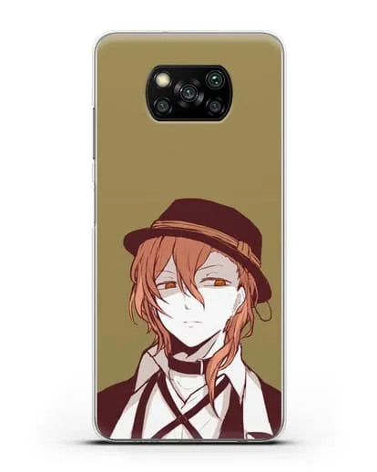 Чехол аниме Великий из бродячих псов Чуя Накахара силиконовый для Xiaomi Poco X3