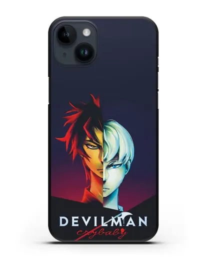 Чехол аниме Человек-дьявол плакса (Devilman crybaby) постер силиконовый для iPhone 14 Plus