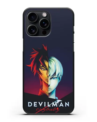 Чехол аниме Человек-дьявол плакса (Devilman crybaby) постер силиконовый для iPhone 15 Pro Max