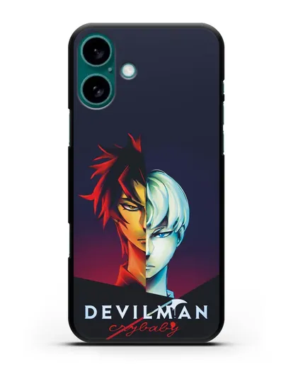Чехол аниме Человек-дьявол плакса (Devilman crybaby) постер силиконовый для iPhone 16 Plus