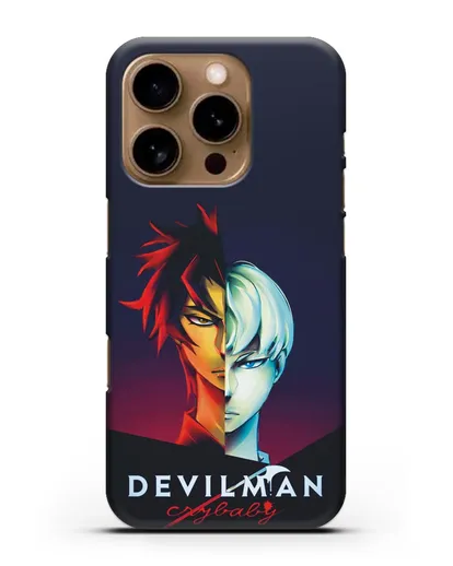 Чехол аниме Человек-дьявол плакса (Devilman crybaby) постер силиконовый для iPhone 16 Pro