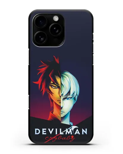 Чехол аниме Человек-дьявол плакса (Devilman crybaby) постер силиконовый для iPhone 16 Pro Max
