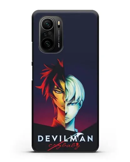 Чехол аниме Человек-дьявол плакса (Devilman crybaby) постер силиконовый для Xiaomi Poco F3 Pro