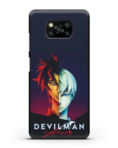 Чехол аниме Человек-дьявол плакса (Devilman crybaby) постер силиконовый для Xiaomi Poco X3
