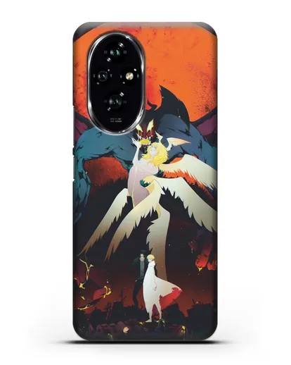 Чехол аниме Человек-дьявол плакса (Devilman crybaby) Акира и Рё арт силиконовый для Honor 200