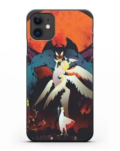 Чехол аниме Человек-дьявол плакса (Devilman crybaby) Акира и Рё арт силиконовый для iPhone 11
