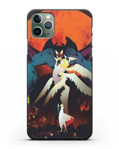 Чехол аниме Человек-дьявол плакса (Devilman crybaby) Акира и Рё арт силиконовый для iPhone 11 Pro Max