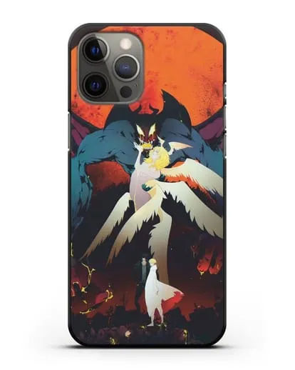 Чехол аниме Человек-дьявол плакса (Devilman crybaby) Акира и Рё арт силиконовый для iPhone 12 Pro Max