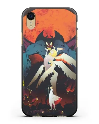 Чехол аниме Человек-дьявол плакса (Devilman crybaby) Акира и Рё арт силиконовый для iPhone XR