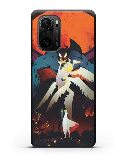 Чехол аниме Человек-дьявол плакса (Devilman crybaby) Акира и Рё арт силиконовый для Xiaomi Poco F3 Pro