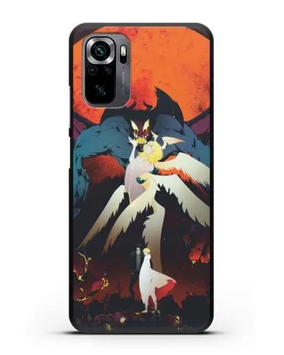 Чехол аниме Человек-дьявол плакса (Devilman crybaby) Акира и Рё арт силиконовый для Xiaomi Poco M5s