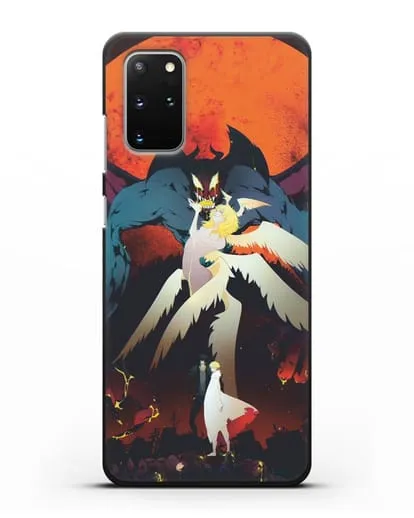 Чехол аниме Человек-дьявол плакса (Devilman crybaby) Акира и Рё арт силиконовый для Samsung Galaxy S20 Plus [SM-G985F]