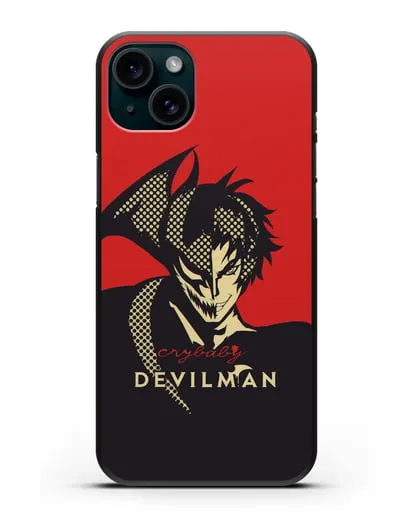 Чехол аниме Человек-дьявол плакса (Devilman crybaby) демон Акира постер силиконовый для iPhone 15 Plus