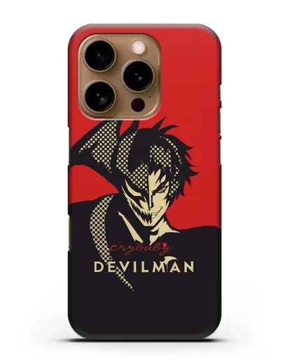 Чехол аниме Человек-дьявол плакса (Devilman crybaby) демон Акира постер силиконовый для iPhone 16 Pro