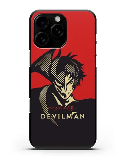 Чехол аниме Человек-дьявол плакса (Devilman crybaby) демон Акира постер силиконовый для iPhone 16 Pro Max