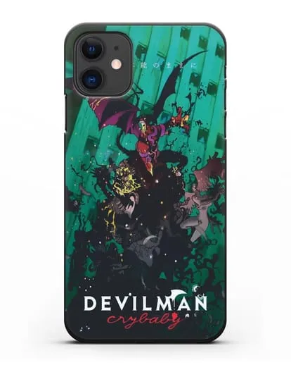 Чехол аниме Человек-дьявол плакса (Devilman crybaby) постер сериала силиконовый для iPhone 11