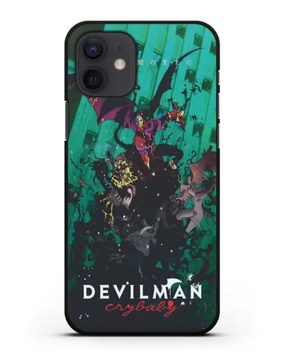 Чехол аниме Человек-дьявол плакса (Devilman crybaby) постер сериала силиконовый для iPhone 12