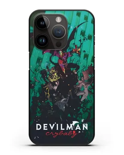 Чехол аниме Человек-дьявол плакса (Devilman crybaby) постер сериала силиконовый для iPhone 14 Pro
