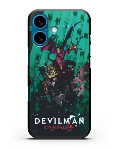 Чехол аниме Человек-дьявол плакса (Devilman crybaby) постер сериала силиконовый для iPhone 16