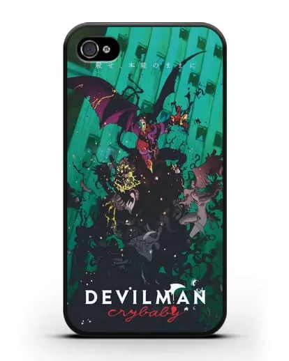 Чехол аниме Человек-дьявол плакса (Devilman crybaby) постер сериала силиконовый для iPhone 4/4s