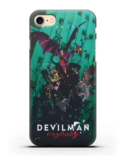 Чехол аниме Человек-дьявол плакса (Devilman crybaby) постер сериала силиконовый для iPhone 8
