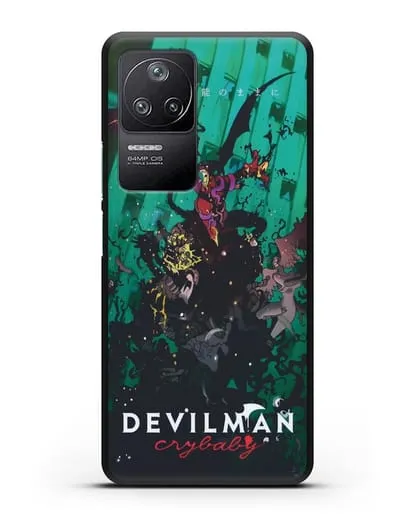 Чехол аниме Человек-дьявол плакса (Devilman crybaby) постер сериала силиконовый для Xiaomi Poco F4