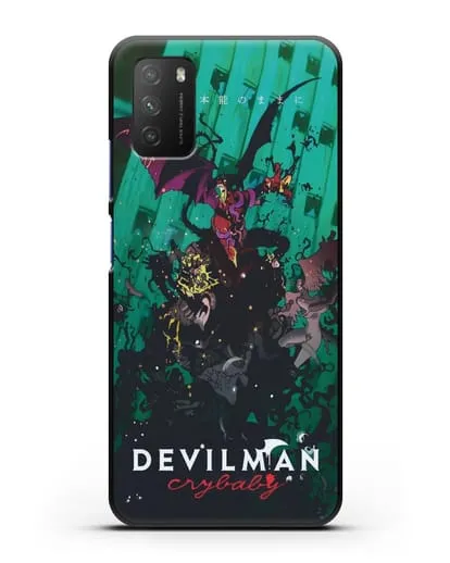 Чехол аниме Человек-дьявол плакса (Devilman crybaby) постер сериала силиконовый для Xiaomi Poco M3