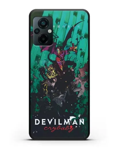 Чехол аниме Человек-дьявол плакса (Devilman crybaby) постер сериала силиконовый для Xiaomi Poco M5
