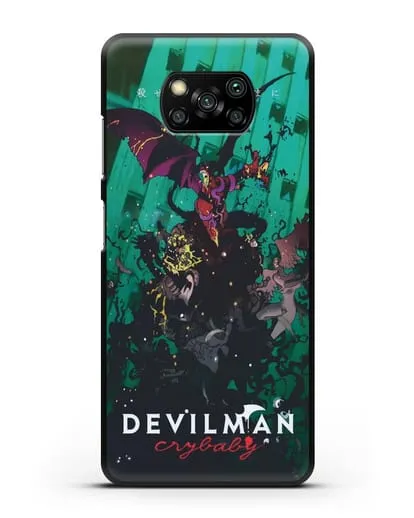 Чехол аниме Человек-дьявол плакса (Devilman crybaby) постер сериала силиконовый для Xiaomi Poco X3