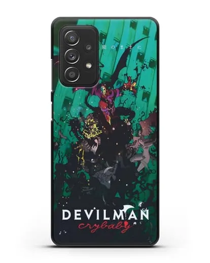 Чехол аниме Человек-дьявол плакса (Devilman crybaby) постер сериала силиконовый для Samsung Galaxy A53