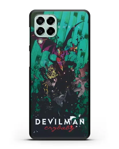 Чехол аниме Человек-дьявол плакса (Devilman crybaby) постер сериала силиконовый для Samsung Galaxy M53 [SM-M536]