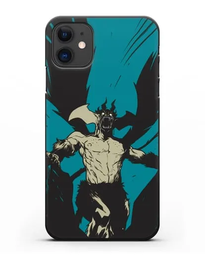 Чехол аниме Человек-дьявол плакса (Devilman crybaby) демон Акира картинка силиконовый для iPhone 11