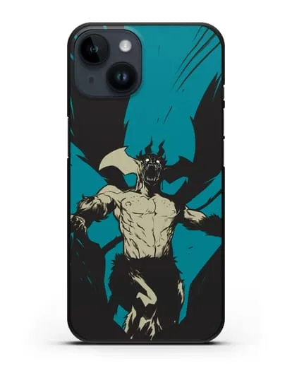 Чехол аниме Человек-дьявол плакса (Devilman crybaby) демон Акира картинка силиконовый для iPhone 14