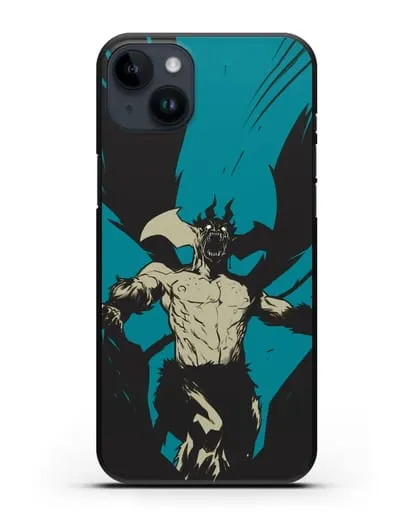 Чехол аниме Человек-дьявол плакса (Devilman crybaby) демон Акира картинка силиконовый для iPhone 14 Plus