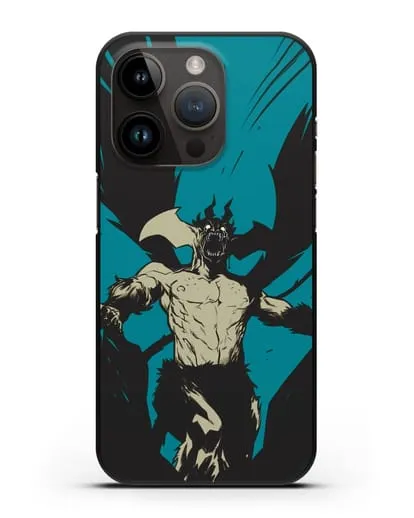 Чехол аниме Человек-дьявол плакса (Devilman crybaby) демон Акира картинка силиконовый для iPhone 14 Pro