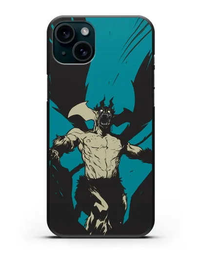Чехол аниме Человек-дьявол плакса (Devilman crybaby) демон Акира картинка силиконовый для iPhone 15 Plus