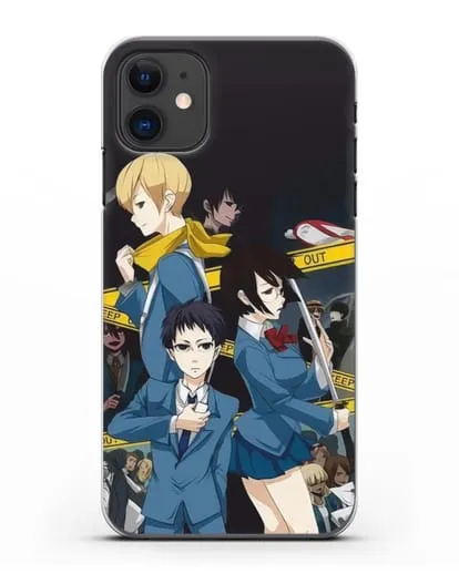 Чехол аниме Дюрарара!! (Durarara!!) Микадо и Анри силиконовый для iPhone 11