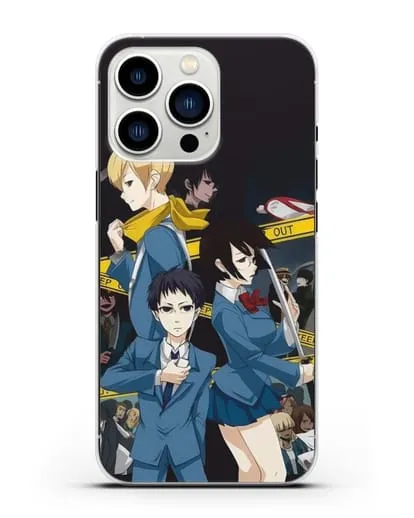 Чехол аниме Дюрарара!! (Durarara!!) Микадо и Анри силиконовый для iPhone 13 Pro