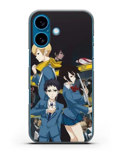 Чехол аниме Дюрарара!! (Durarara!!) Микадо и Анри силиконовый для iPhone 16
