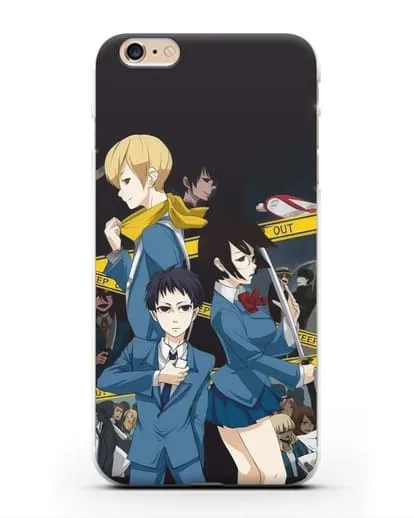 Чехол аниме Дюрарара!! (Durarara!!) Микадо и Анри силиконовый для iPhone 6 Plus
