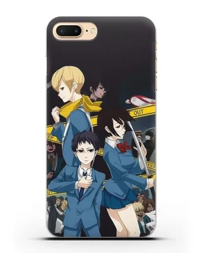 Чехол аниме Дюрарара!! (Durarara!!) Микадо и Анри силиконовый для iPhone 8 Plus