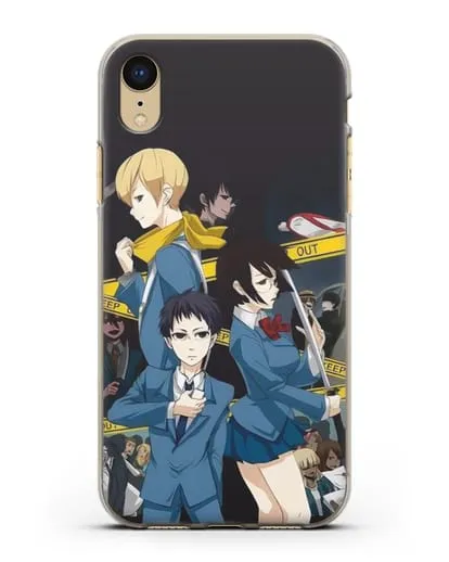 Чехол аниме Дюрарара!! (Durarara!!) Микадо и Анри силиконовый для iPhone XR